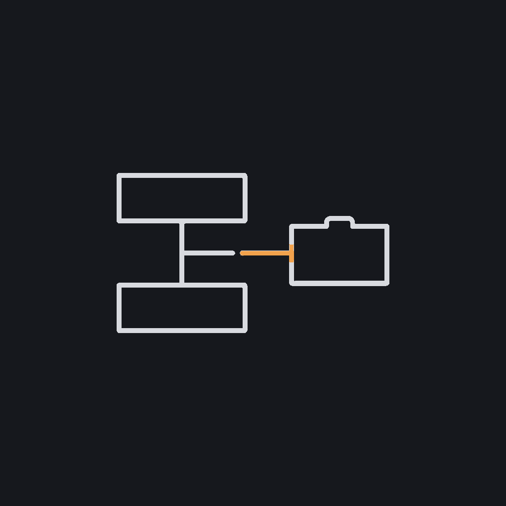 minimal line icon of an empty document tray, concept: no real workflow to build on